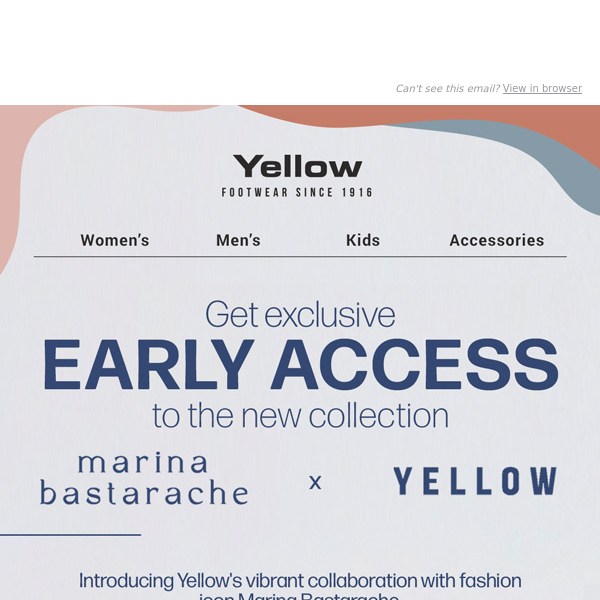 EARLY ACCESS | Marina Bastarache x Yellow 🙈👡