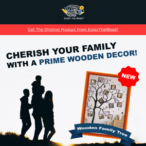 Cherish Your Family with a PRIME Wooden Decor!