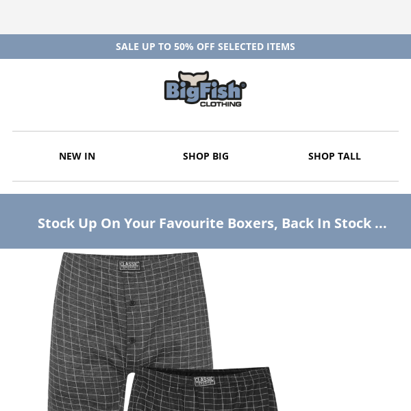 Stock Up On Your Favourite Boxers!