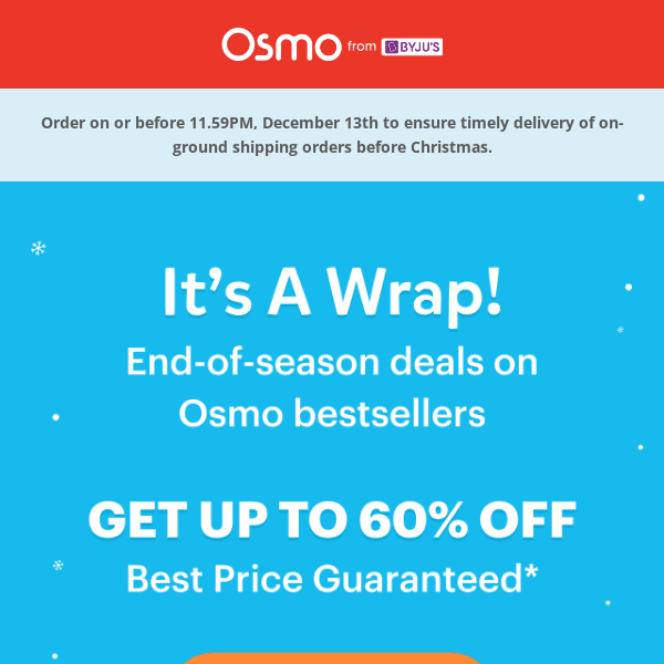 🎁 Osmo’s wrapping up 2022 with HUGE surprises!