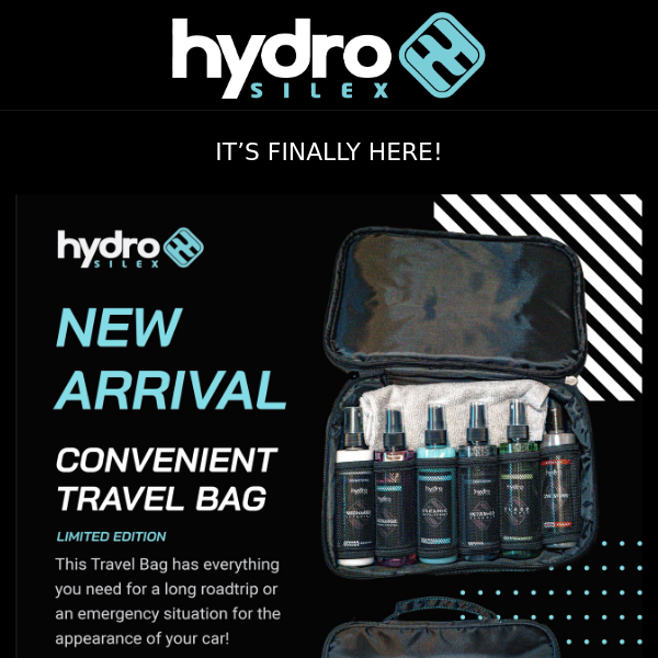 🆕 New Arrival - Hydrosilex Detailing Travel Kit!