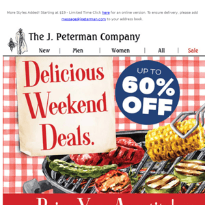 Delicious Deals up to 60% Off