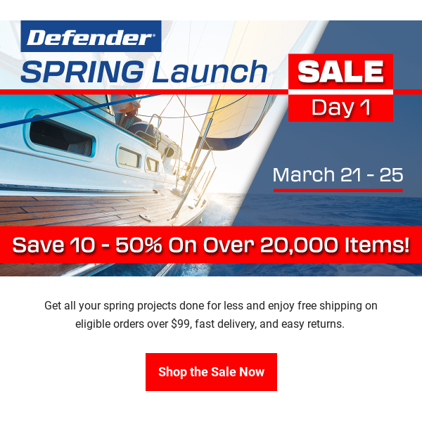 Our Spring Launch Sale Starts Today!