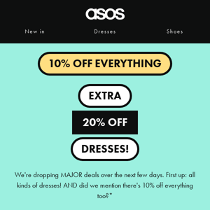 10% off everything! 😮