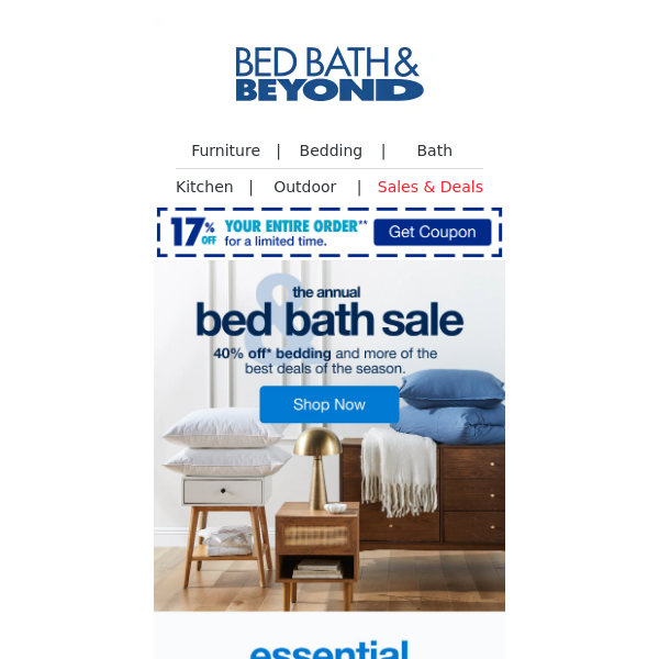 17% off Bed & Bath Basics That are Anything but Basic ✨!