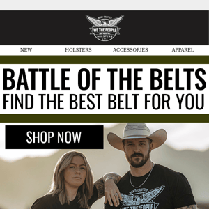 Battle of the Belts ⚔️