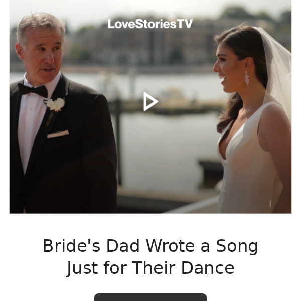 Bride's Dad Wrote and Recorded Song for Father-Daughter Dance