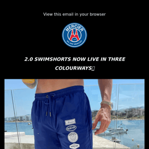 2.0 BADGE SWIMSHORTS NOW LIVE💦