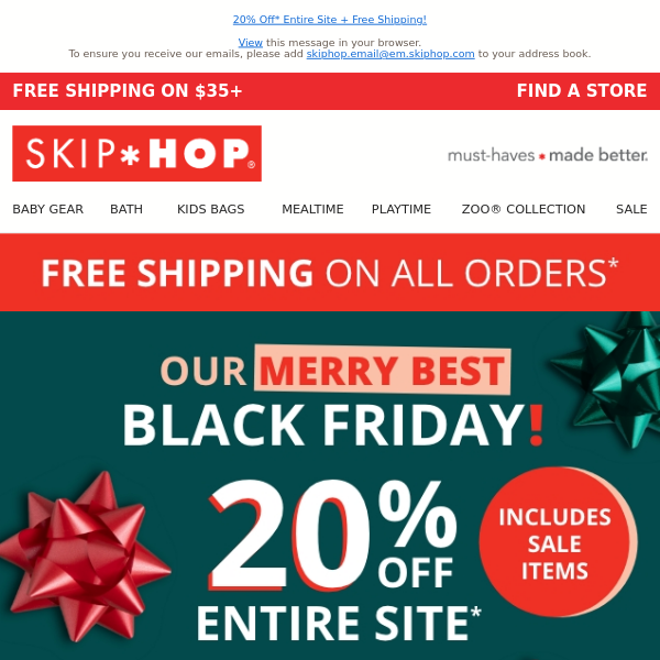 Gobble-up Black Friday Deals! 🦃 - Skip Hop