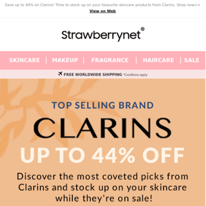 Shop Top Selling Brand - Clarins - at Special Prices! ✨