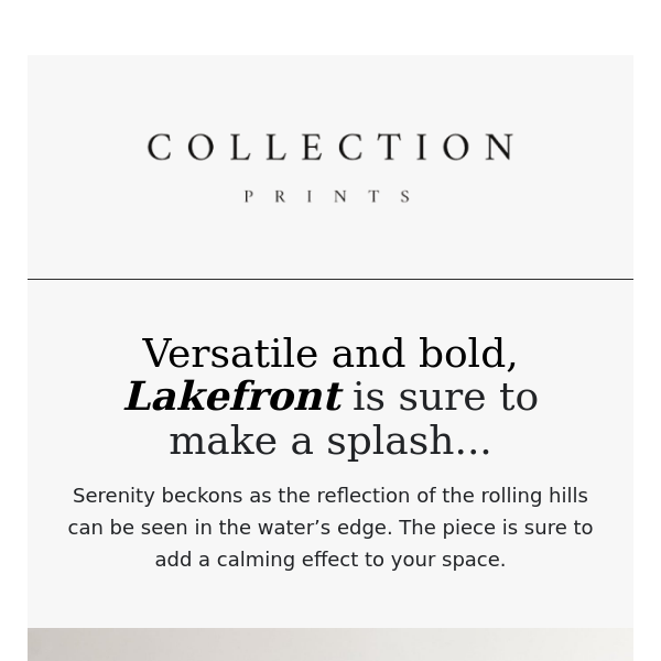 Lakefront is the staple-piece right for every occasion! ☺️