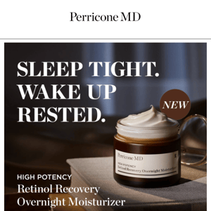 Beauty sleep starts with our new overnight retinol moisturizer.