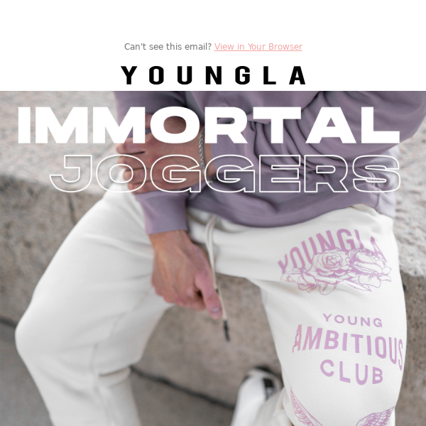 YoungLA, Pants, Youngla 233 The Immortal Joggers Offwhite