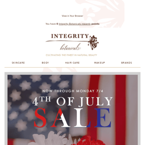 🎆4th of July Sale Starts NOW!