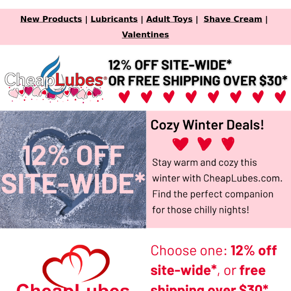 Enjoy 12% Off Everything or Free Shipping on Orders Over $30 at CheapLubes.com!