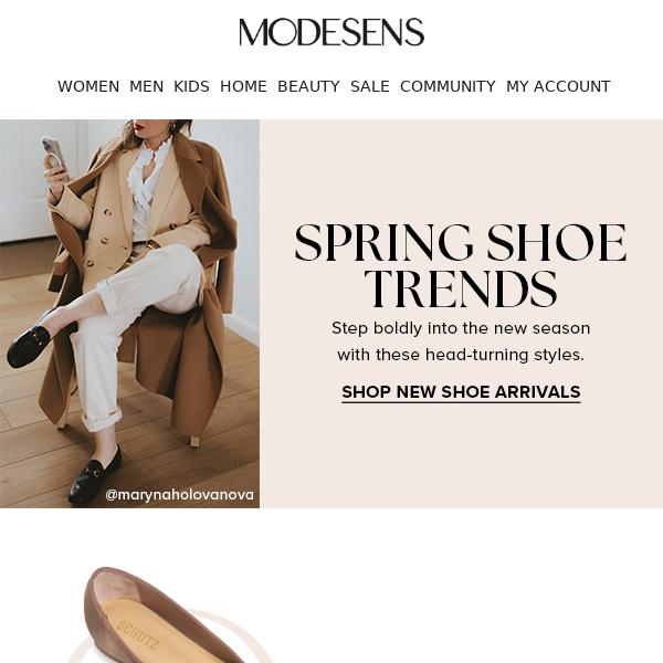 Top shoe trends for spring!