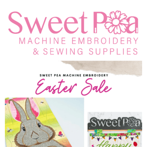 Sweet Pea Massive Easter Designs Sale! Don't Miss Out