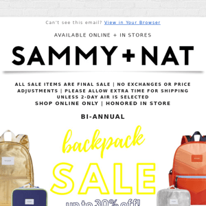 BIG backpack SALE 🎒 + matching accessories💥