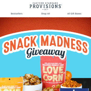 Snack Madness Giveaway ON NOW 🥨🎉