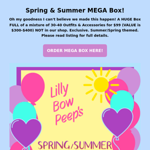 💛 🌹 ☀️ SPRING SUMMER MEGA BOX  💛 🌹 ☀️