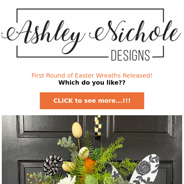 First Round of Easter Wreaths Released!