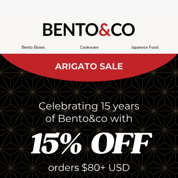 Arigato Sale Finale - Save Big!