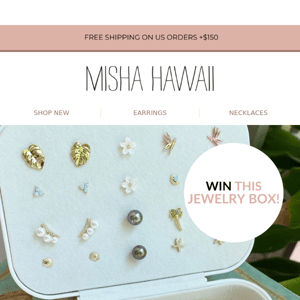 WIN a Luxe Jewelry Box & Shop NEW Pearl Jewels ✨
