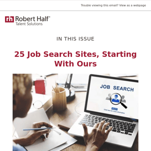 25 Job Search Sites, Starting With Ours