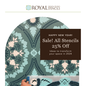 Last Stencil Sale of the Year! Save 25% Now 💌