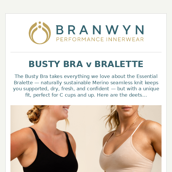 BRANWYN Essential Busty Bra and Essential Bikini Review - The Trek