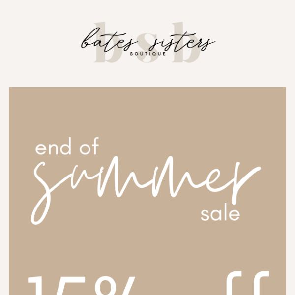 ☀️the sale you've been waiting on ALL Summer!☀️