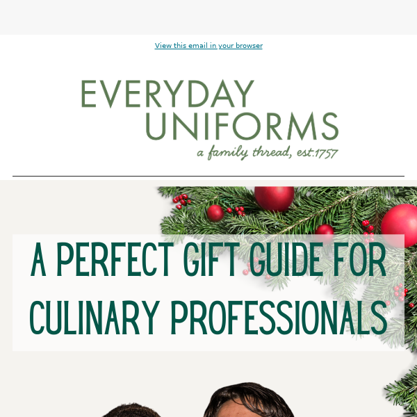 The perfect gift guide for culinary professionals.