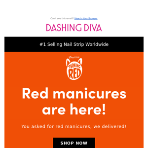 Red Manicures Are HERE