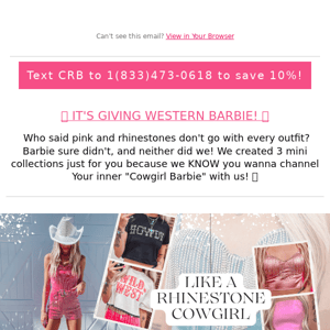 Barbie Core But Make it Western! 🤠💕