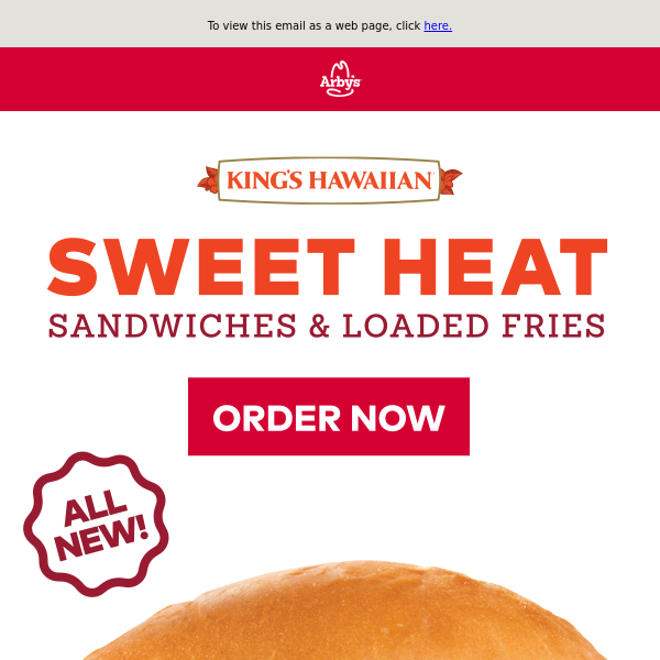 NEW at Arby’s! It’s sweet. It’s spicy. It’s magic.