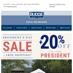 President's Day Sale Starts Now!