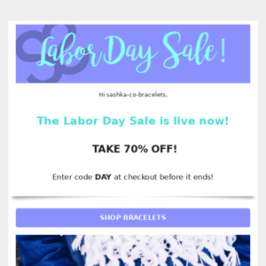 Labor Day Sale!