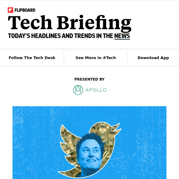 Your Tuesday tech briefing