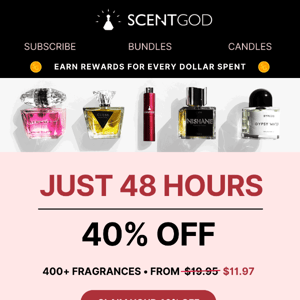 ⏱️ [JUST 48 HOURS] 40% Off On Your First Order! 💖