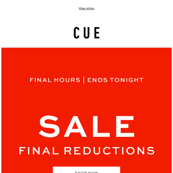 This is it! SALE ends at midnight