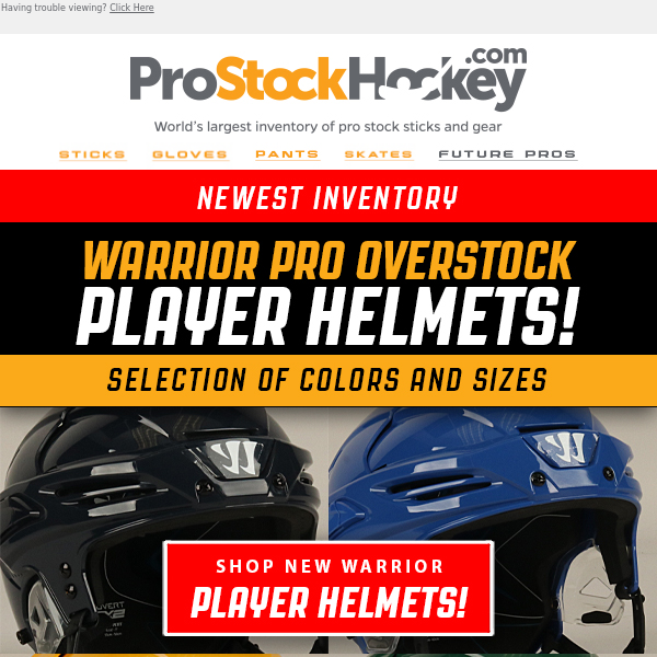 New Warrior Helmets Added to Inventory!