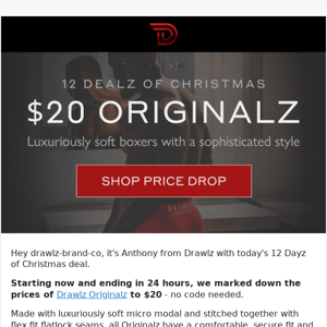 $20 Originalz Drawlz ⬇️ Price Drop
