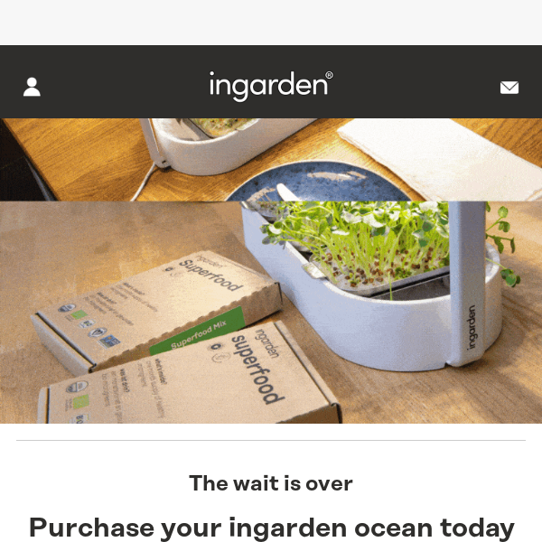 The Wait is Over: ingarden Ocean White Edition is finally here! 🌊