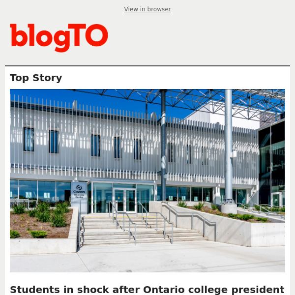 The latest from blogTO