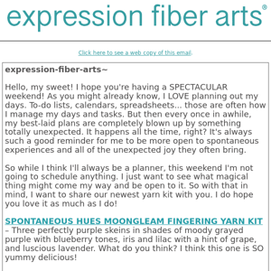 Love Purple? I Have Something Special For You, Expression Fiber Arts