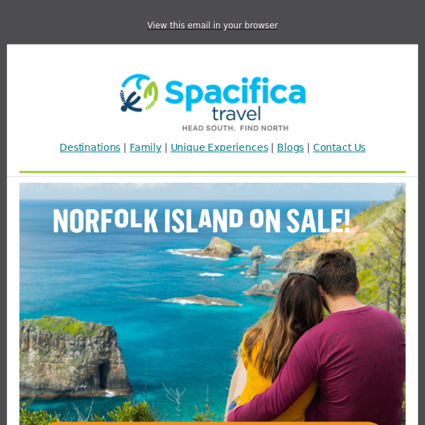 Norfolk Island sale extended! 😍