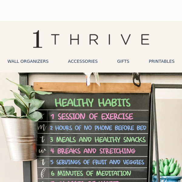 1Thrive - Your Partner in Healthy Habits
