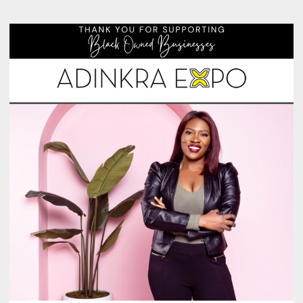 Hello Adinkra Expo! I thought I should introduce myself!