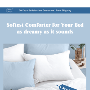 Meet Your Down Silky Comforter with 15% OFF