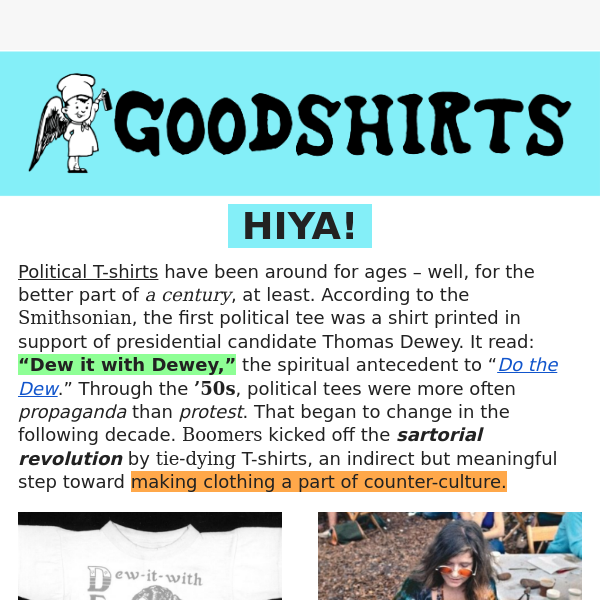 Political T-Shirts 101